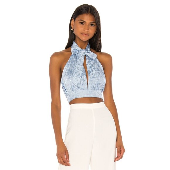 Song of Style Irene Top in French Blue - Picture 2 of 5